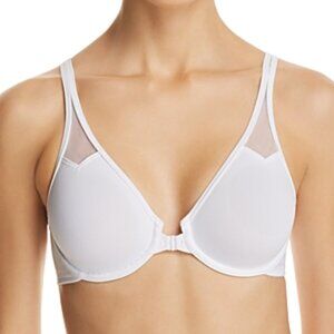 Wacoal Body by Wacoal Racerback Underwire Front Close Bra 65124 - White